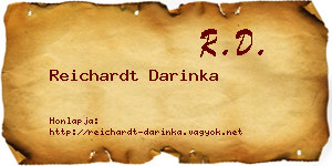 Reichardt Darinka névjegykártya